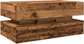 Stolik boczny, 90x50x40, 90x50x40 cm, z oświetleniem, drewno, do salonu