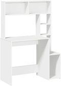 Biurko, 100x45x140, 100x45x140 cm, materiał drewnopochodny, kolor biały, do biura