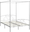 Łóżko, Rama, 160 x 200 cm, metal, kolor biały, mebel do sypialni