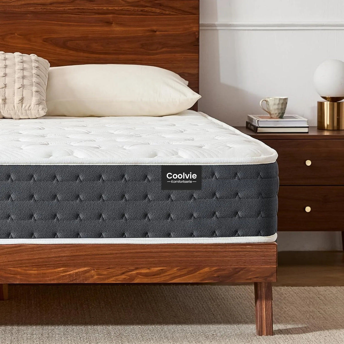 Materac, Coolvie, 140 x 190 cm, pianka, materac do sypialni