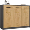 Komoda, BDW, 85x35x109cm, do salonu i do sypialni, mebel z szufladami do przechowywania