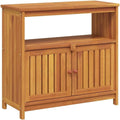 Stolik konsolowy, 80 x 35 x 75 cm, drewno, do ogrodu i na taras