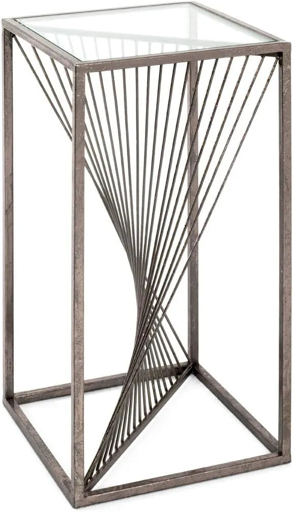 Stolik kawowy, metal, szer. 30 x gł. 30 x wys. 60 cm