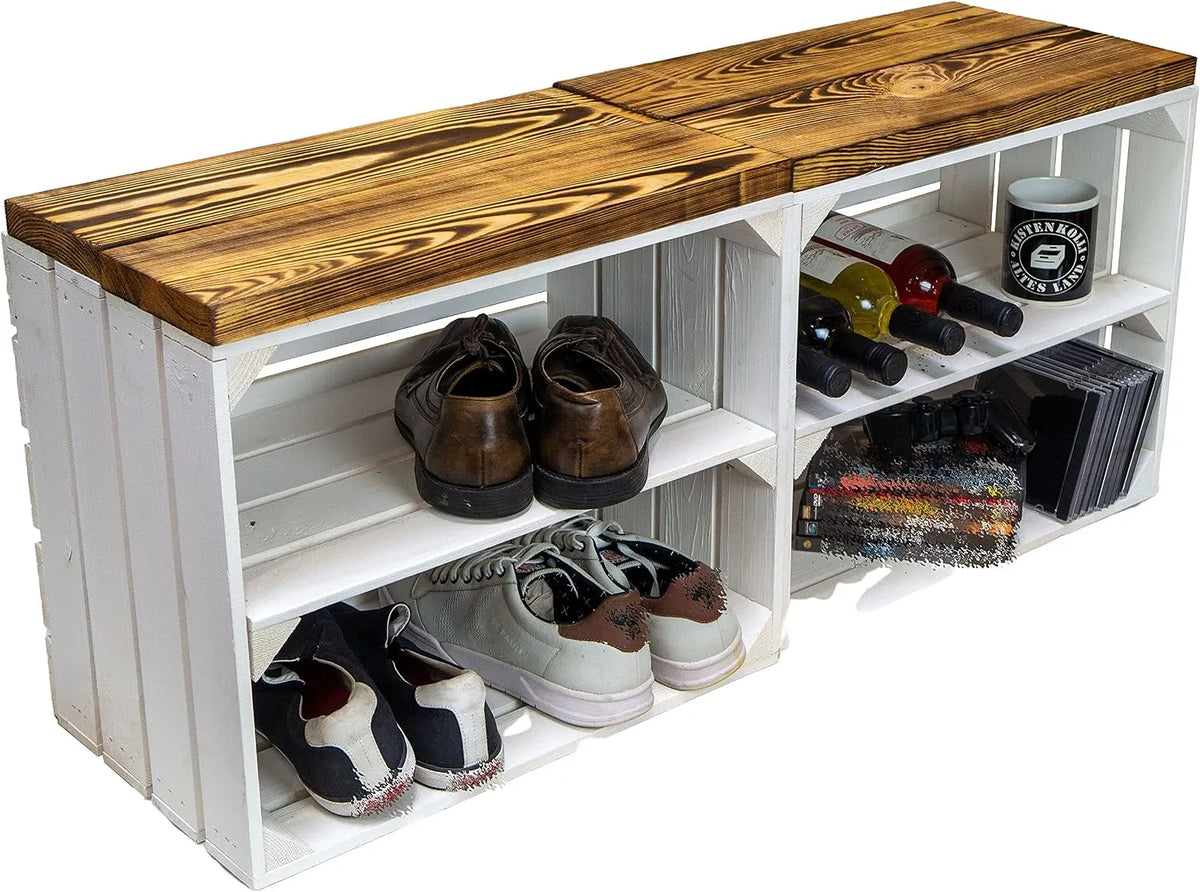 Szafka na buty, Altes, 50 x 29 cm, drewno, mebel do przedpokoju