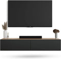 Szafka RTV, Planetmöbel West, 37,8 x 160 x 30 cm, kolor złoty/antracytowy, do salonu i do pokoju gościnnego